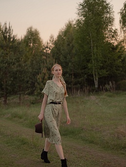 Платье из вискозы "Устинья"*