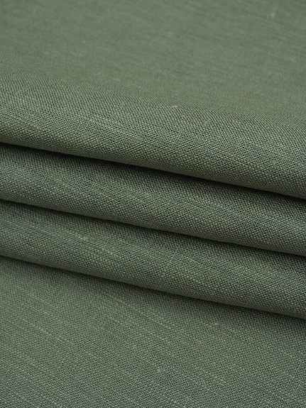 Лен костюмный цв.Винтажно-эвкалиптовый, ш.1.5м, лен-100%, 180гр/м.кв