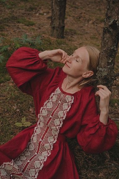 Льняное платье*
