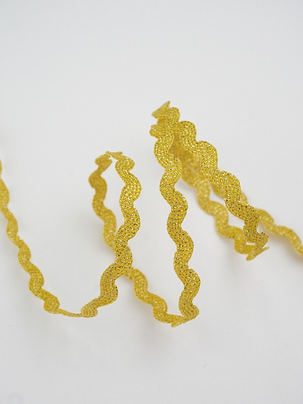 Вьюнчик с мет. желтое золото, 5 мм