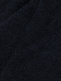 Махровая ткань цв.Черный с чернильным оттенком, ш.1.5м, хлопок-100%, 350гр/м.кв