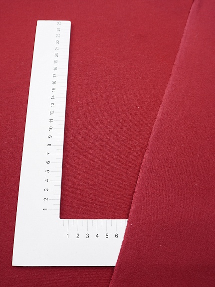 Теплый хлопок цв.Темно-красный, ш.1.5м, хлопок-100%, 150гр/м.кв