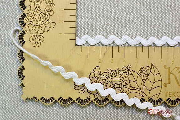 Вьюнчик цв.белый, 9мм, п/э-100%