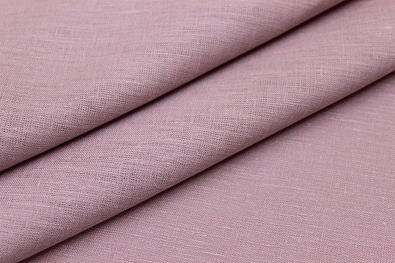 Лен костюмный цв.Розово-сиреневый флер, ш.1.5м, лен-100%, 180гр/м.кв