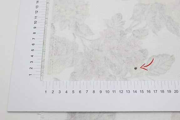 Ткань интерьерная "Мирабелла" цв.белый, СОРТ2, ш.1.48м, хлопок-80%, п/э-20%, 265гр/м.кв