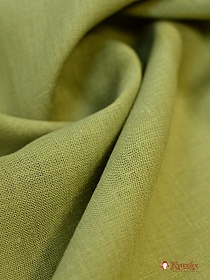 Лен костюмный цв.Оливково-серый-2, шир.1.5м, лен-100%, 190гр/м.кв