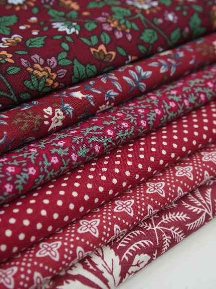 Набор тканей для рукоделия "Импортный хлопок: Мелания", 45см*30см, 6шт