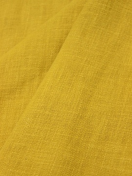 Крапива Рами (Ramie)-диагональ, цв.Горчично-желтый, ш.1.38м, крапива-100%, 240гр/м.кв