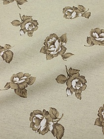 Полулен "Роза Альба" (на суровом), ш.1.5м, лен-30%, хлопок-70%, 147гр/м.кв