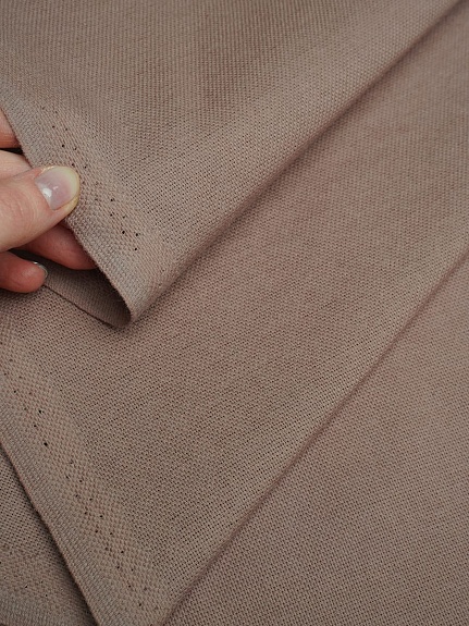 Рогожка цв.Молочный шоколад, ш.1.5м, хлопок-100%, 190гр/м.кв