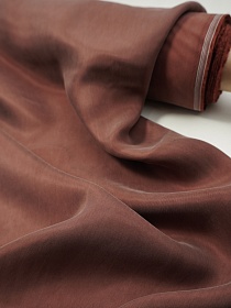 Купра цв.Коричнево-каштановый, ш.1.35м, купра-100%, 110гр/м.кв 