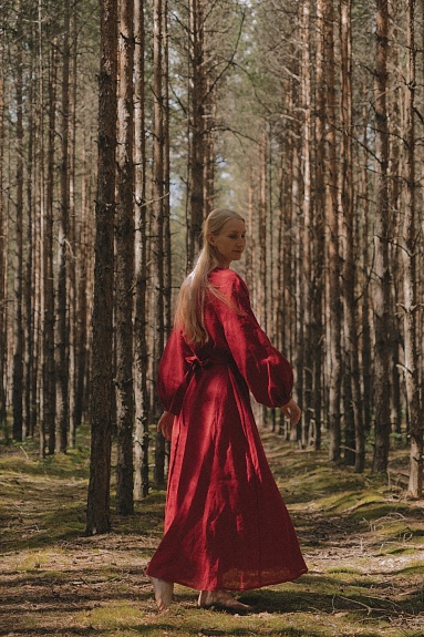 Льняное платье*
