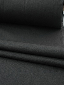 Полулен с умягчением цв.Черный, СОРТ2, ш.1.5м, лен-30%, хл-70%, 140гр/м.кв