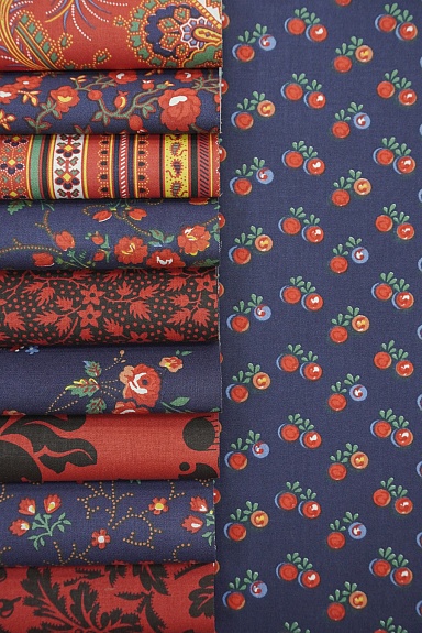 Набор тканей для рукоделия "Наследие мануфактур", 35*35 см, 10 шт