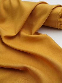 Штапель цв.Горчично-медовый, СОРТ2, ш.1.45м, вискоза-100%, 110гр/м.кв