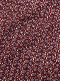 Импорт. хлопок "Эмине" цв.бордовый, ш.1.5м, хлопок-100%, 110гр/м.кв