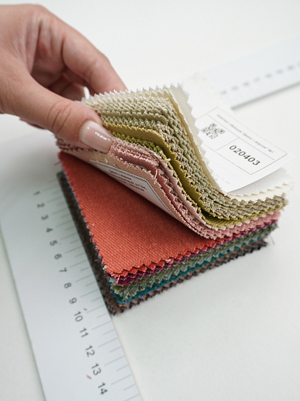 Комплект образцов "Джинс с ворсом" №1