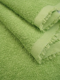 Махровая ткань цв.Св.оливка, ш.1.5м, хлопок-100%, 350гр/м.кв