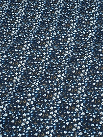 Теплый хлопок "Гермиона" цв.чернильный, ш.1.45м, хлопок-100%, 150гр/м.кв