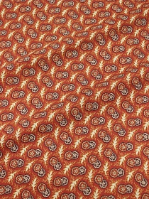 Импорт. хлопок "Хелен" цв.терракотовый, ш.1.45м, хлопок-100%, 100гр/м.кв
