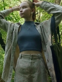 Комплект рубашка и шорты из льна с вискозой