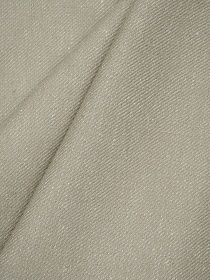 Полульняная саржа цв.Бежево-серый с оливковым оттенком, ш.1.5м, лен-50%, хлопок-50%, 250гр/м.кв