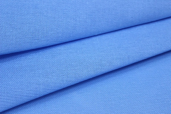 Рогожка цв.Небесно-лазурный, ш.1.5м, хлопок-100%, 155гр/м.кв