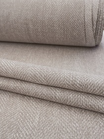 Рогожка "Биарриц" цв.серо-кофейный меланж, ш.1.5м, хлопок-100%, 165гр/м.кв