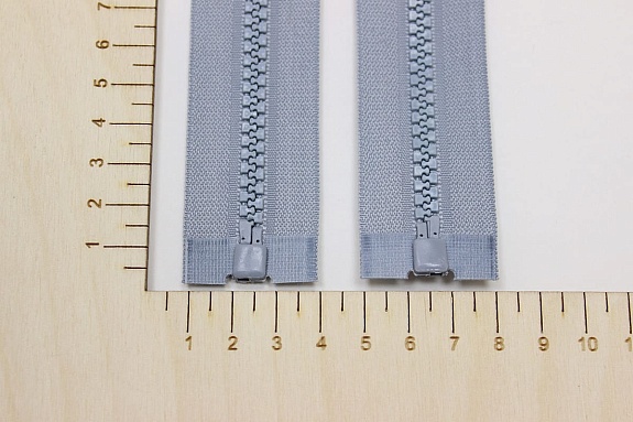 Молния тракторная №5 цв.серо-голубая дымка-2,   55см