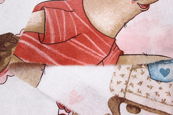 Перкаль "Ароматное чаепитие", ш.1.5м, хлопок-100%, 105гр/м.кв