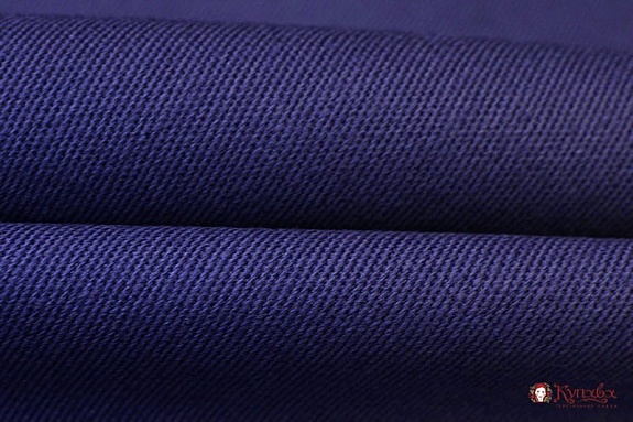 Башмачное полотно цв.Темно-синий с фиолетовой дымкой, ш.1.56м, хлопок-100%, 335гр/м.кв