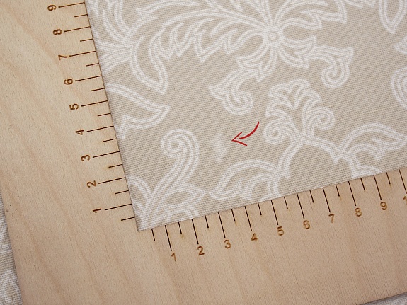 Полулен "Сказочный белый узор" цв.бежевый, СОРТ2, ш.2.2м, лен-30%, хлопок-70%, 140гр/м.кв