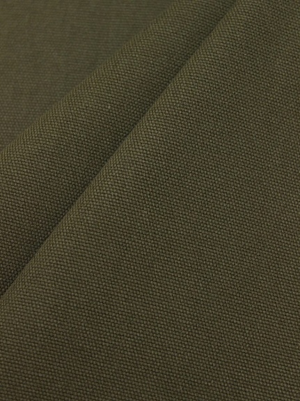 Плотный хлопок цв.Темно-зеленый хаки, ш.1.55м, хлопок-100%, 250гр.м/кв
