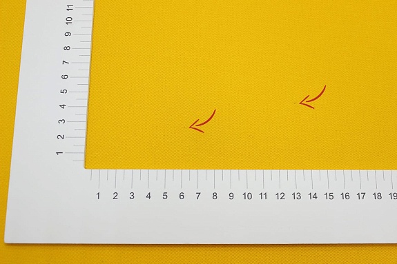 Саржа цв.Темно-желтый, ш.1.5м, хлопок-100%, 260гр/м.кв