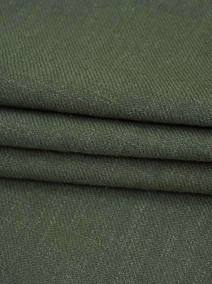 Крапива Рами (Ramie)-диагональ, цв.Темный серо-зеленый, ш.1.4м, крапива-100%, 240гр/м.кв