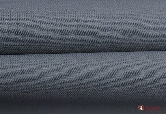 Саржа цв.Серый, ш.1.5м, хлопок-100%, 260 гр/м.кв