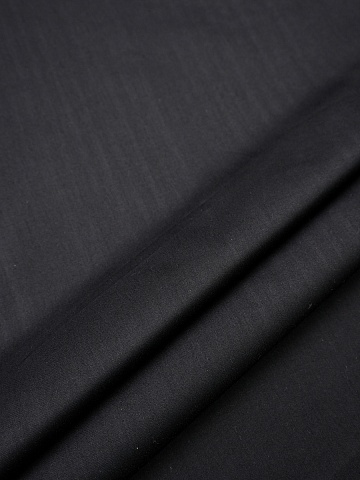 Сатин цв.Черный, СОРТ2, ш.1.6м, хлопок-100%, 135гр/м.кв