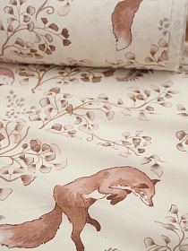 Перкаль "Лисафья" (на суровом), ш.2.2м, хлопок-100%, 100гр/м.кв