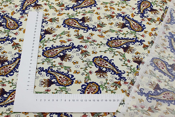 Штапель "Джалия" цв.шампань, ш.1.45м, вискоза-100%, 100гр/м.кв