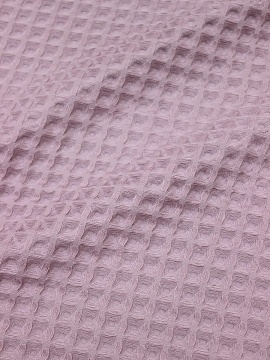 Вафельное премиум-полотно "Бохо" цв.розово-сиреневый флер, ш.1.72м, хлопок-100%, 240гр/м.кв