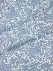 Штапель "Хрупкая нежность" цв.серо-голубая дымка, ш.1.45м, вискоза-100%, 120гр/м.кв