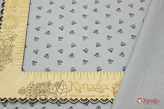 Плательный хлопок "Милена"цв.серый, СОРТ2, ш.1.46м, хлопок-100%, 115гр/м.кв