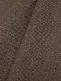 Конопля с хлопком-диагональ цв.Кофейный, СОРТ2, ш.1.4м, конопля-80%, хлопок-20%, 246гр/м.кв