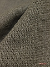 Лен костюмный с эффектом мятости цв.Коричнево-серый, ш.1.45м, лен-100%, 190гр/м.кв