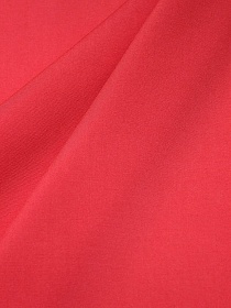 Штапель цв.Красно-коралловый, ш.1.45м, вискоза-100%, 110гр/м.кв.