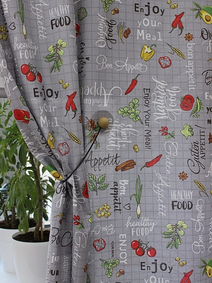 Рогожка "Эко-смак" цв.серый с синим оттенком, ш.1.5м, хлопок-100%, 160гр/м.кв