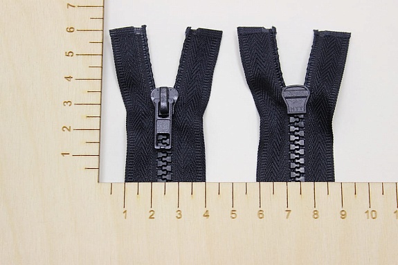 Молния тракторная №5 цв.чернильно-черный, 40см