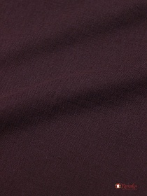 Муслин двухслойный с эффектом жатости цв.Темный коричнево-сливовый, СОРТ2, ш.1.40м, хл-100%