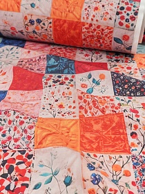 Ранфорс Цифр.печать "Лоскутная фантазия", ш.2.4м, хлопок-100%, 115гр/м.кв