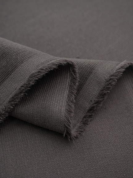 Микровельвет цв.Т.кофейно-серый с лиловым оттенком, ш.1.45м, хлопок-100%, 190гр/м.кв